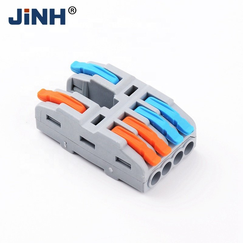 Hot Sale manufacturer 2 in 4 out inline levers nut splicing wire connector