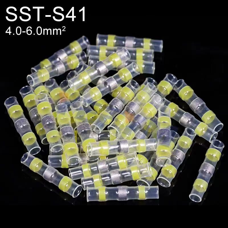 200pcs Waterproof solder wire connector kit Heat Shrink Butt Connectors Butt Splice Wire Terminals heat shrink connectors