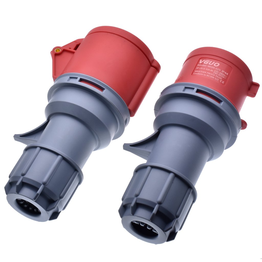 32A IP44 3P+N+E 5 Pin Industrial Socket/Plug AC 220-380V Waterproof Male Famale Connector Electrical Sockets
