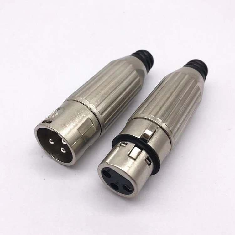 XLR connector microphone plug male female 3 pin audio plug
