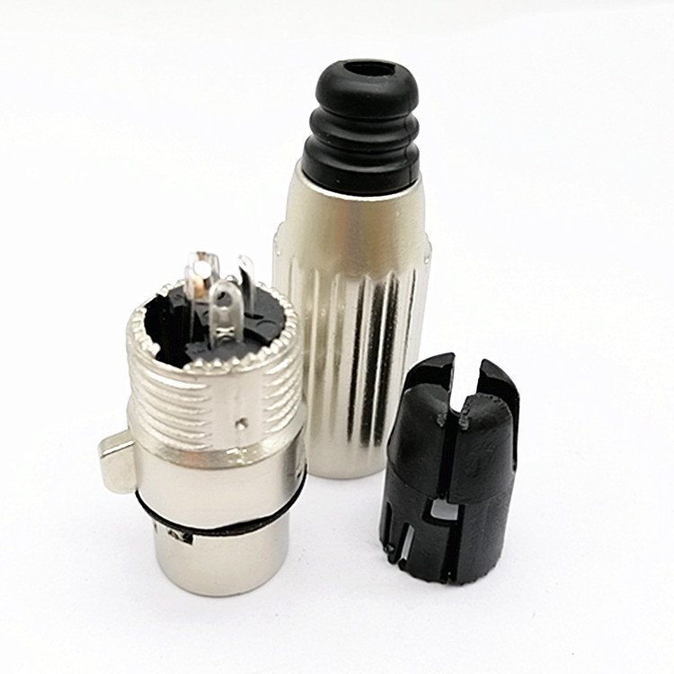 XLR connector microphone plug male female 3 pin audio plug