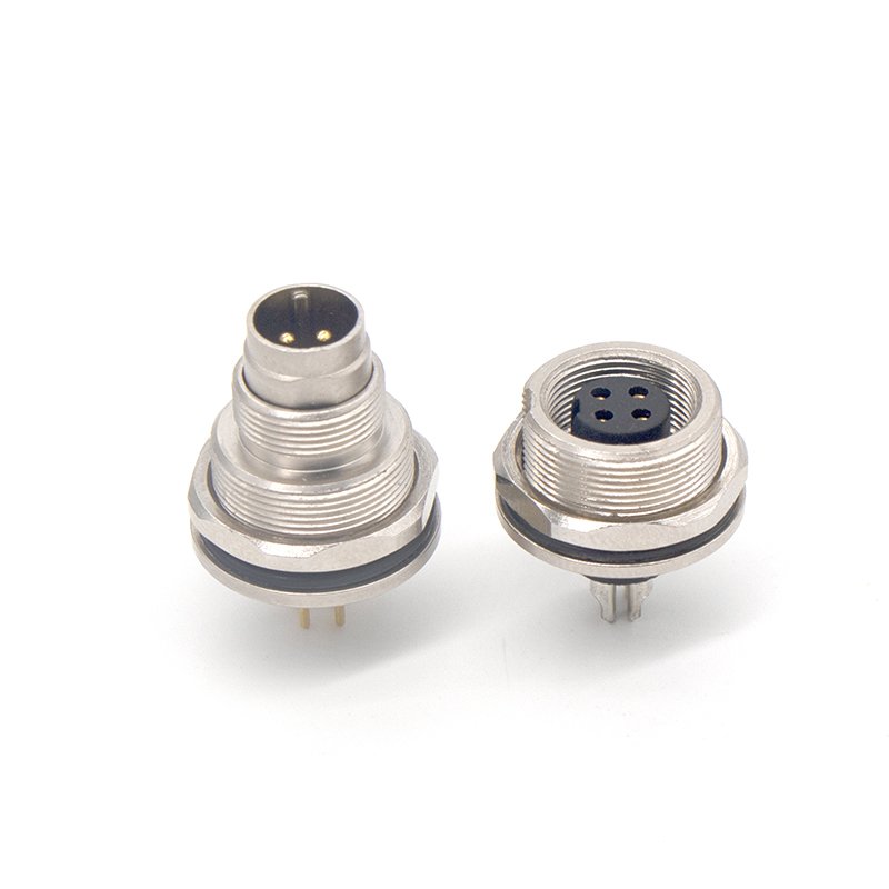 Stainless steel 17 core T code panel miniature anticorrosive Precision connector with Wire harness Industry connectors