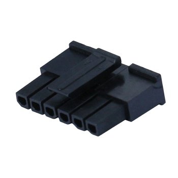 Receptacle Housing pitch 3.0 signal Row 6 Circuits Electrical wire connector