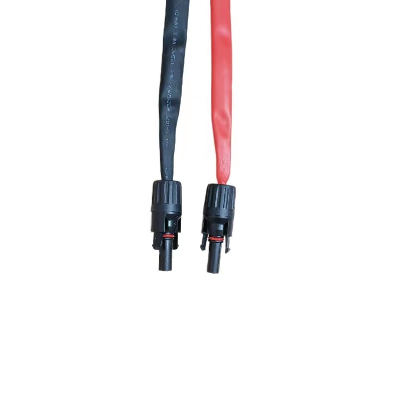 Waterproof MC Connector 50cm 1M Braided Cu WIre Flat Cable Through Wall Extension Cable for Automobile Through Door Solar Panel
