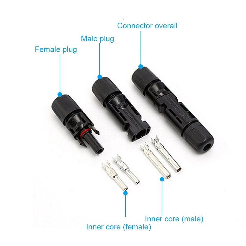 waterproof IP68 solar PV system connector DC PV Plug socket
