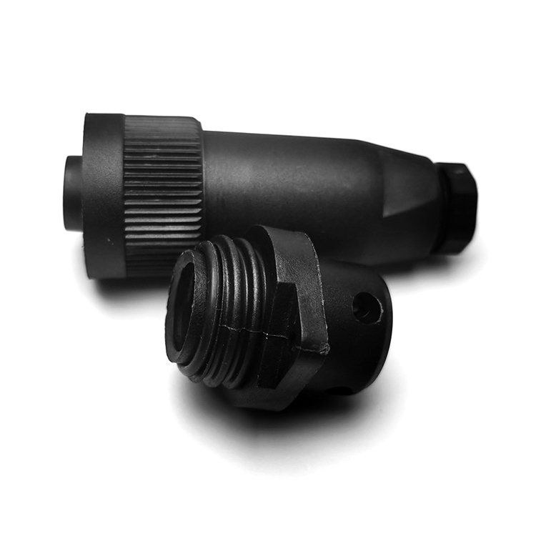 99 0210 00 04 Straight Screw-in Plastic Connector,16A Jack 3 pole + PE, RD24 Female Cable Connector