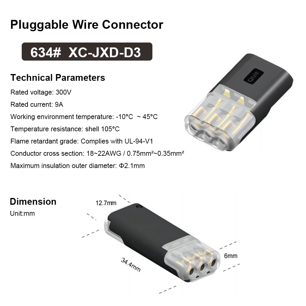 Factory Wholesale 1Pin 2Pin 3Pin Pluggable Wire Terminals Quick Splice Automotive Wire Cable Connectors for GPS navigator