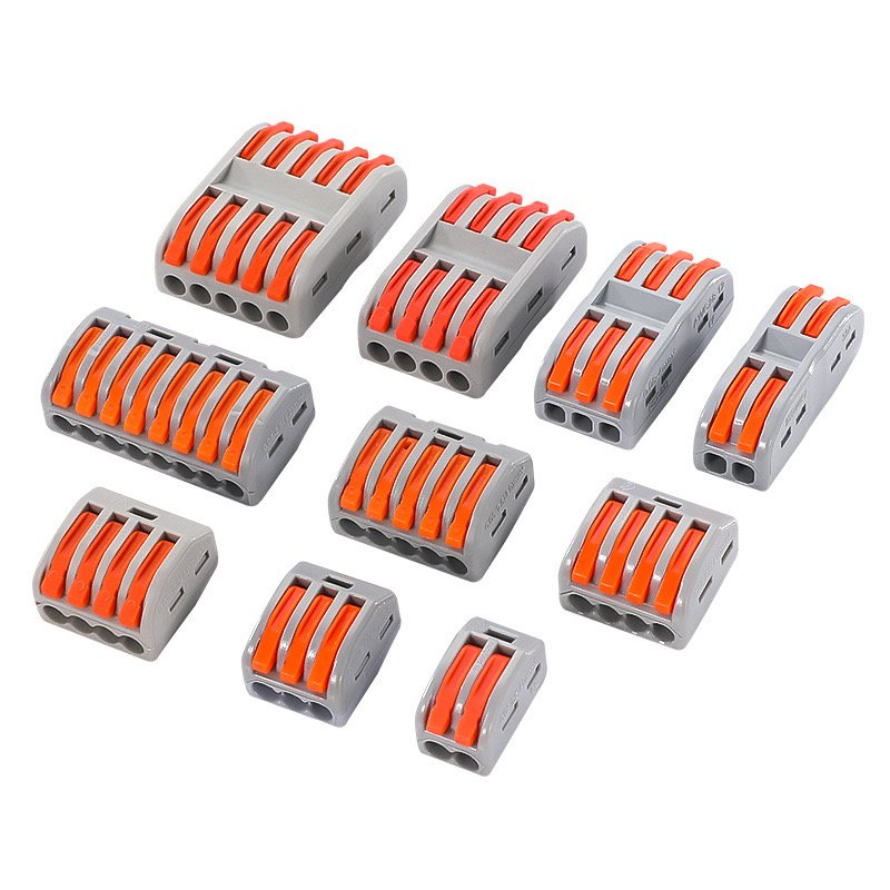 SPL-2 Quick terminal 222 3way Terminal Block Made in China Lever Nut Junction Box Fast Connector Universal Pct. Wire Connector