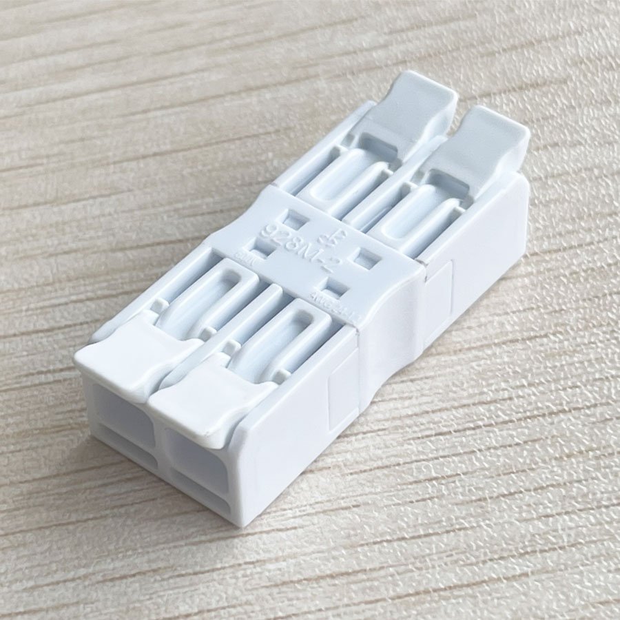ENEC CE 2 Pin quick push wire connector for wiring 4mm2