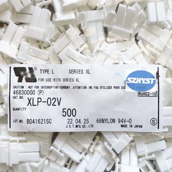 In Stock 5.0 mm pitch/Wire-to-board connector/Disconnectable Crimp style connectors XLP-02V conn housing recepts 2pos nat 5mm
