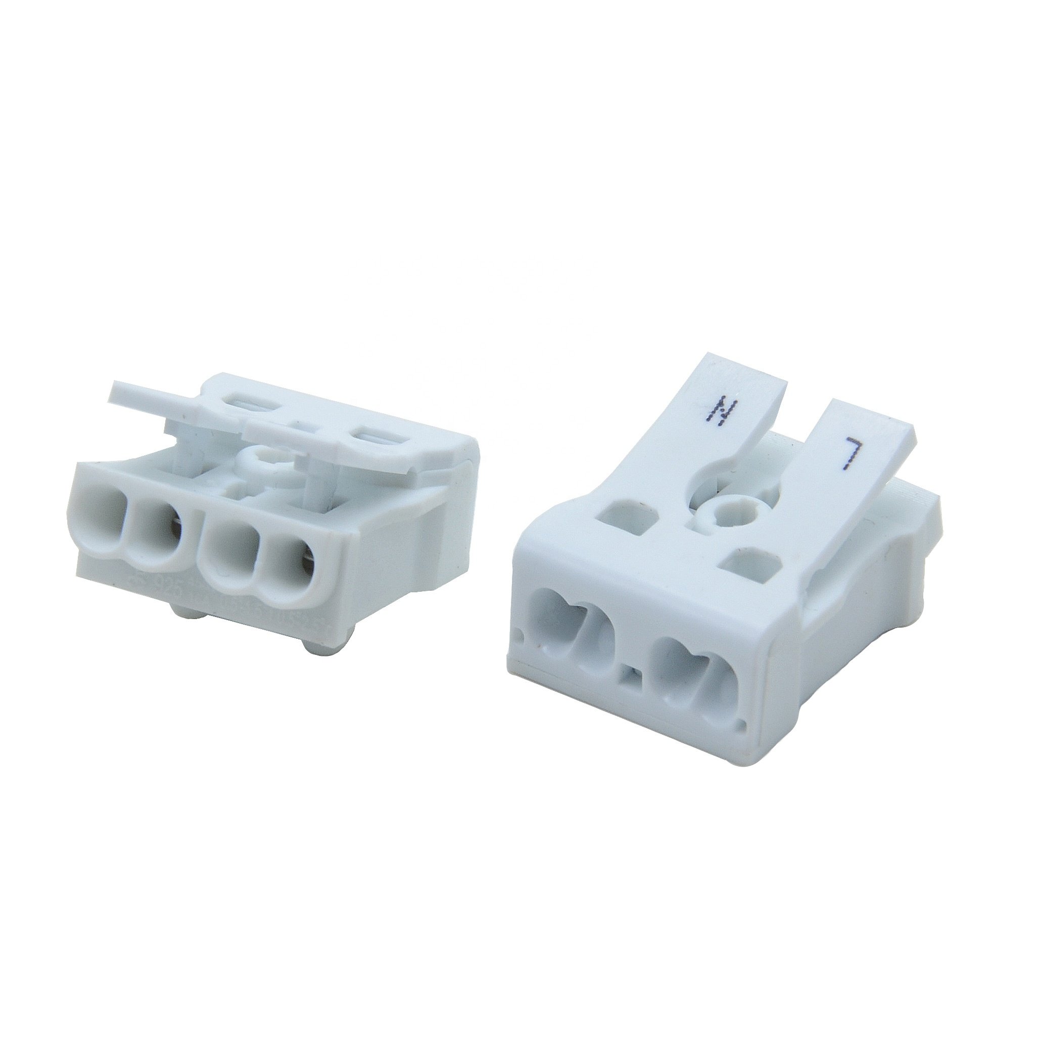 2pin screw free press terminal block connector wire connector quick connector