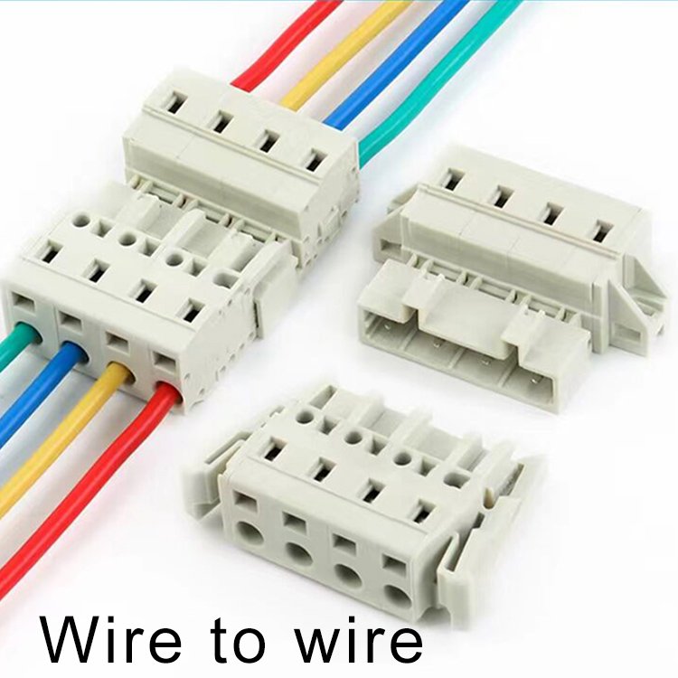 7.5mm Pitch Connectors & Terminals Block Screwless Push Wire Plug-in Terminal Block