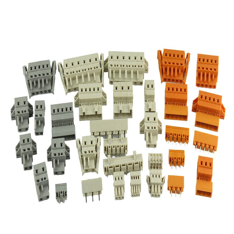 7.5mm Pitch Connectors & Terminals Block Screwless Push Wire Plug-in Terminal Block
