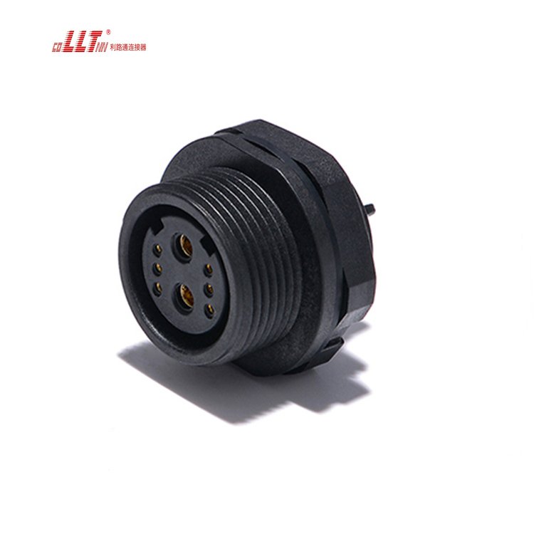 M25 2pin power and 6pin signal socket circular plug socket electrical waterproof connector