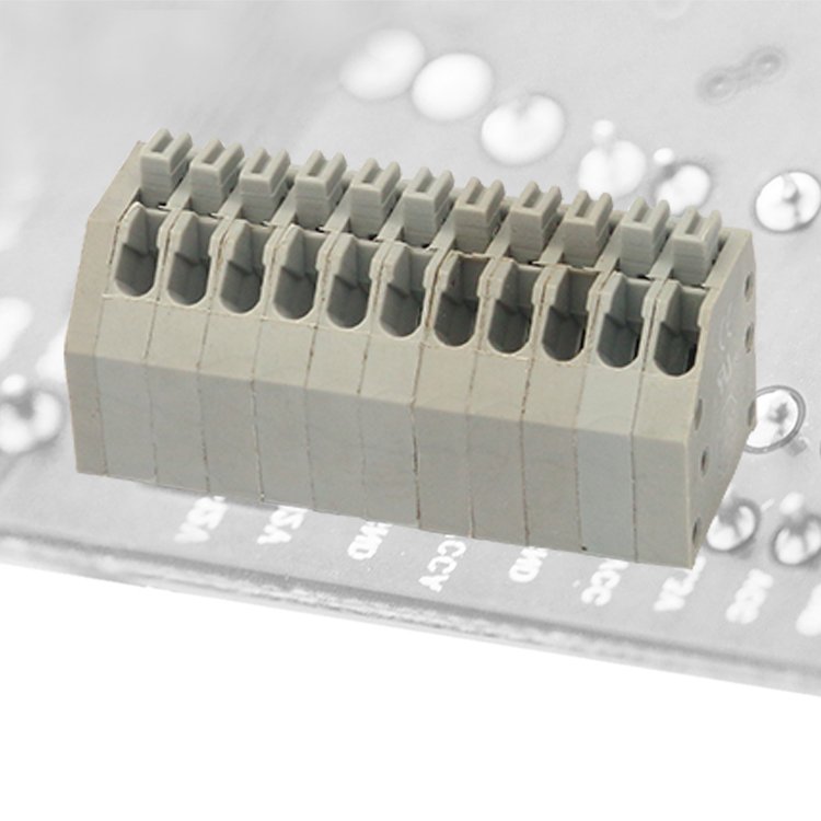Factory manufacturing 2.5mm PCB Spring Terminal Block connector 250-2.5
