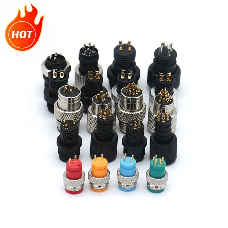 M8 waterproof 2p 3p 5p 6p electric bicycle plug waterproof connector waterproof m8 connector