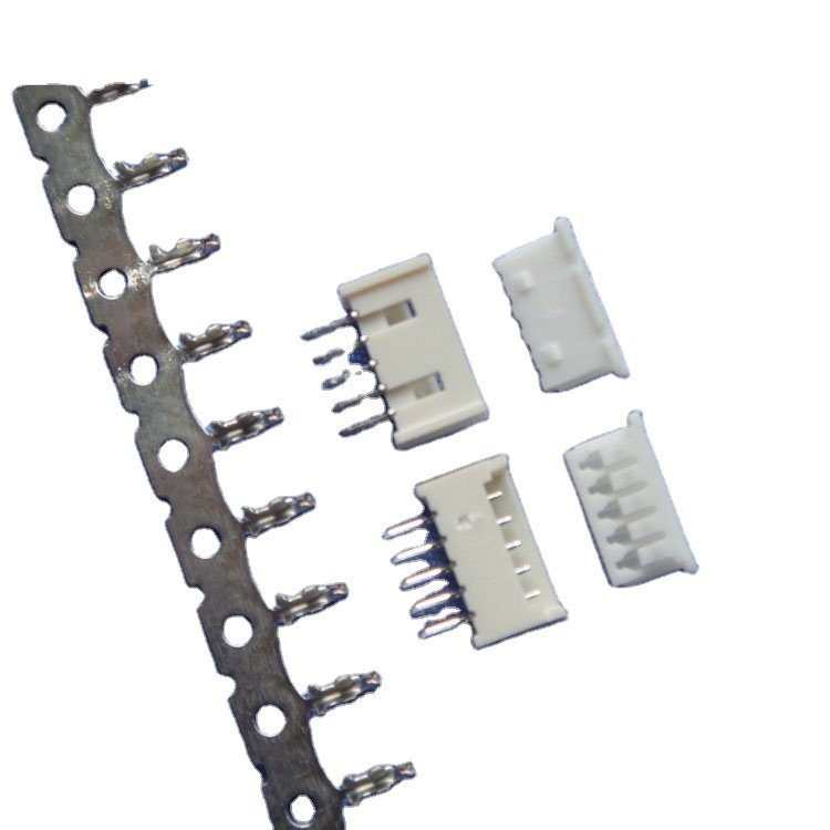 MOLEX 50058 51021-0200 Nylon 66 Phosphor Bronze Brass 1.25mm Pitch Wire To Board Connector Receptacle Crimp Housing Connector