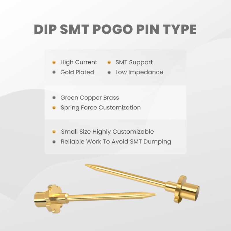 Probe Spring Pin Customization High Current Pogo Pin Connector Test Pin