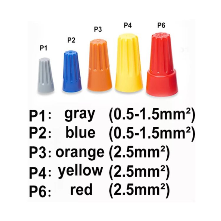 P1 P2 P3 P4 P5 P6 Wire Connectors Screw Type Factory Lowest Price High Quality Auto Connector On Wire Electric Connector
