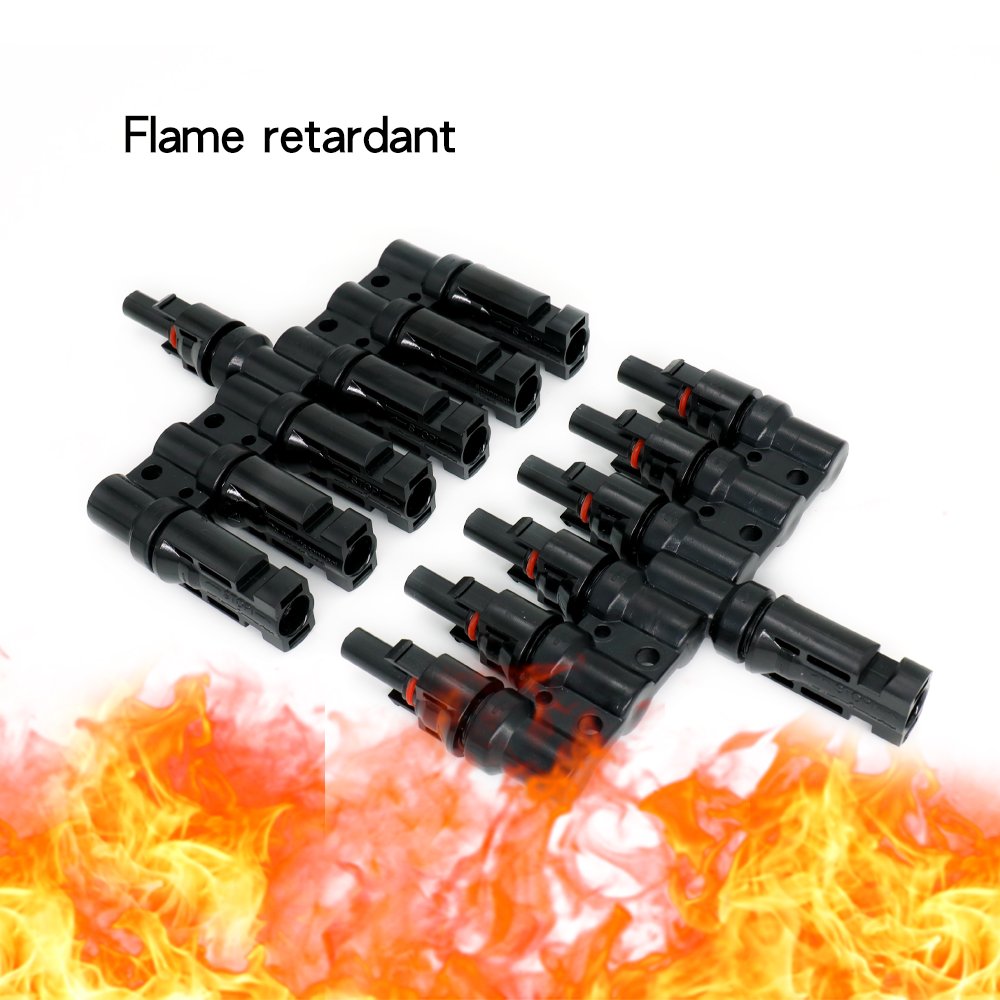 Solar PV Photovoltaic Connector 1pair PV 2T 3T 4T 5T 6T Branch parallel connection 30A solar Cable Wire Connector