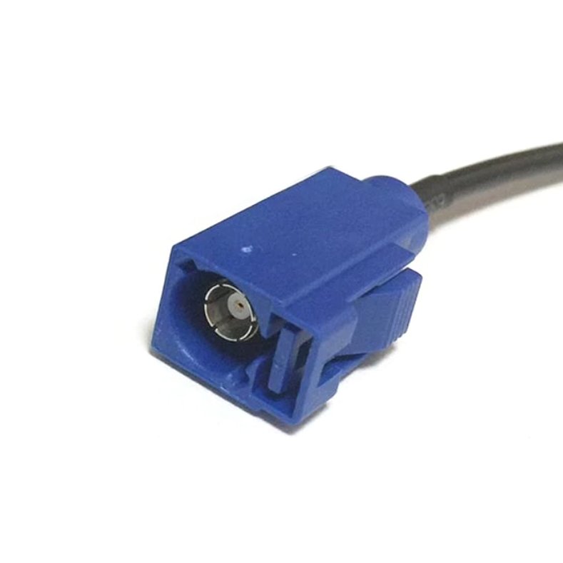 Fakra C Jack Straight Connector Crimp RG316 RG174 for Automotive GPS GSM Cellular