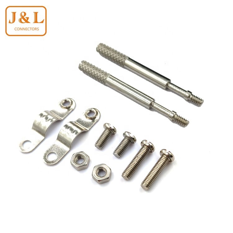 D-SUB23 Shell Connector male Shell With ScrewsNut Clip Plastic Assembly Round Wire Shell