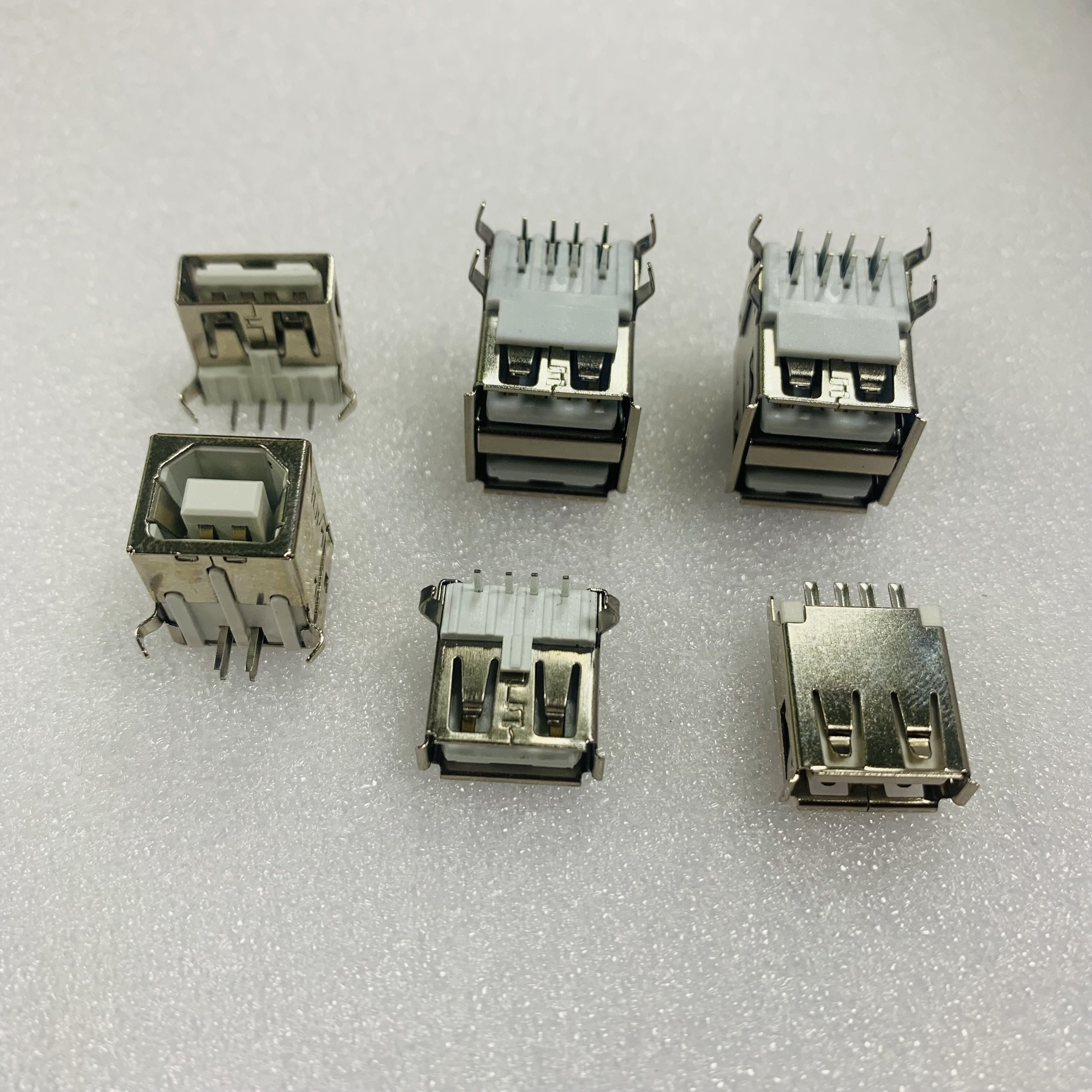 Factory price A B type male head 180 degree SMT AM 4-pin male head USB connector USB 2.0 A B type female head