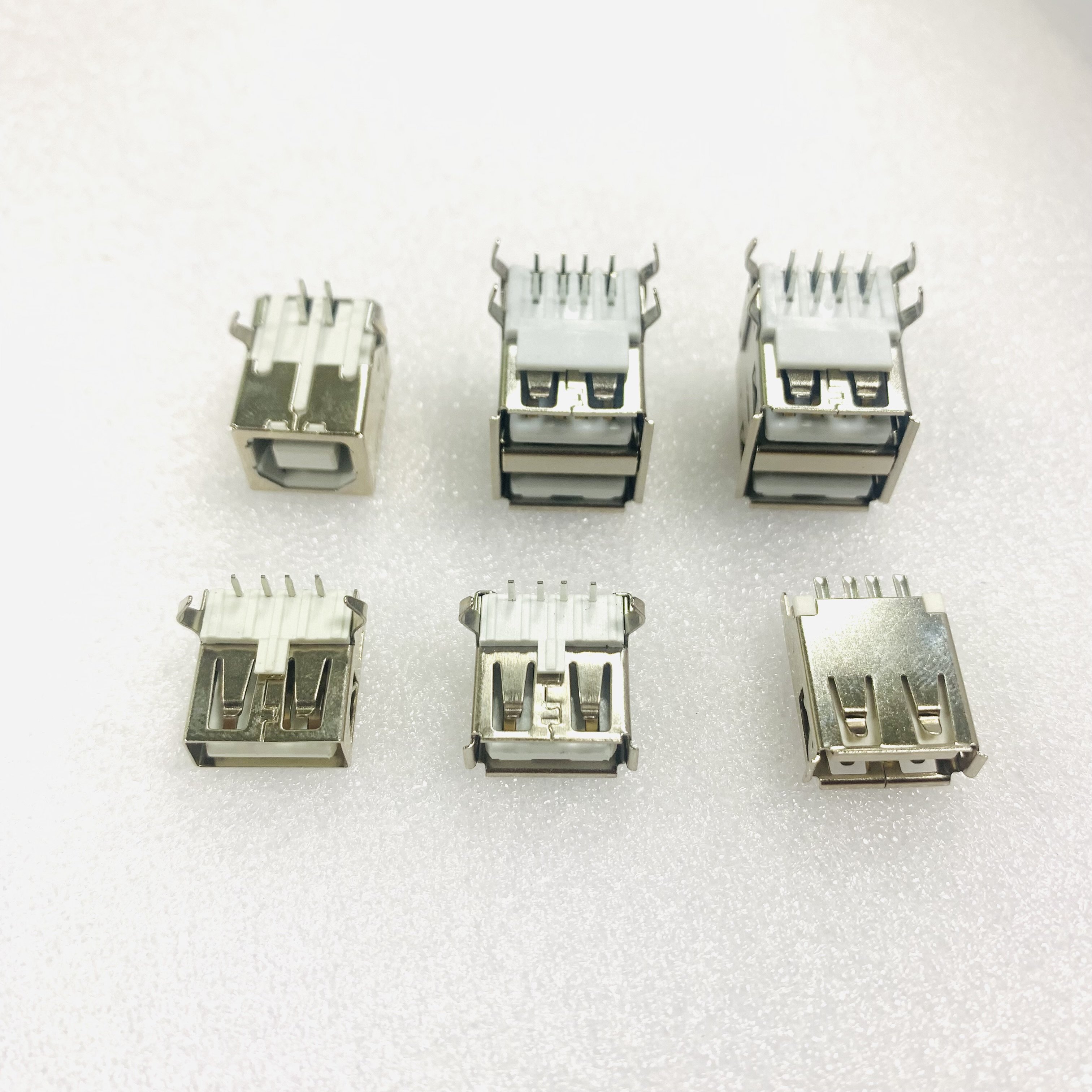 Factory price A B type male head 180 degree SMT AM 4-pin male head USB connector USB 2.0 A B type female head