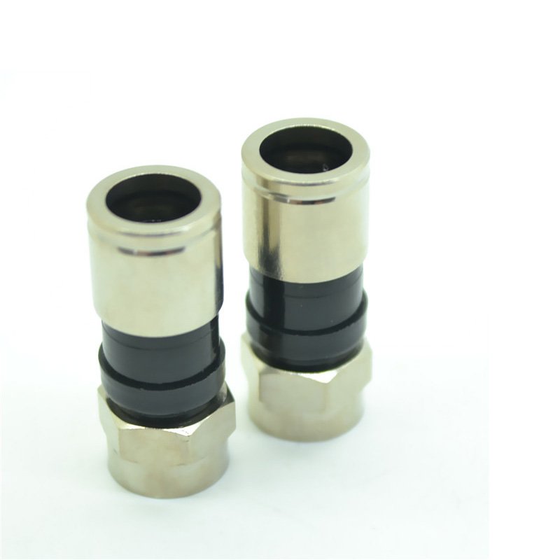 Factory price F male RG6/rg11 F type connector,high quality waterproof rf connector