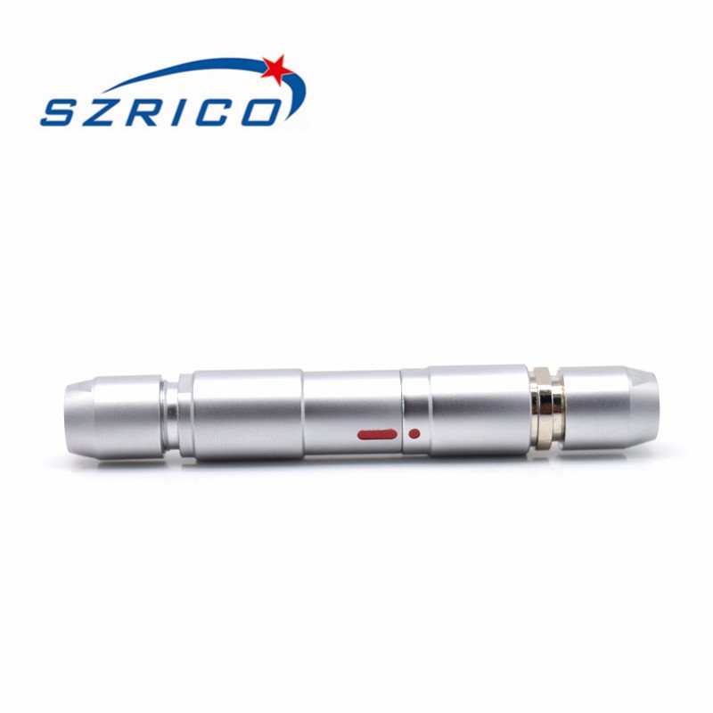 audio video panel mount receptacle metal socket DBP DEU 103 Z056 female 6 pins circular connector