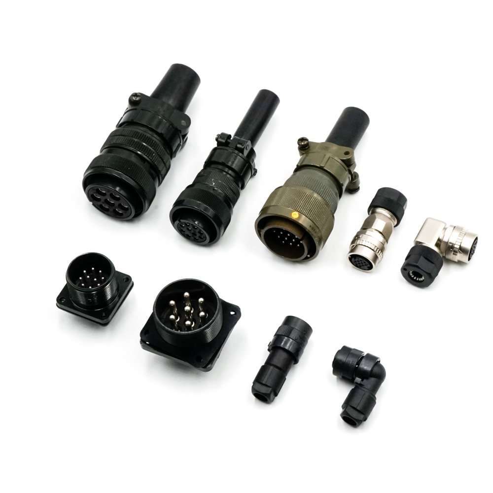 LECHUAN MIL-DTL-26482 Series 1 Connector MS3111 Male Female Cable Mounting Receptacle Straight 2 Pin Solder Circular Connector