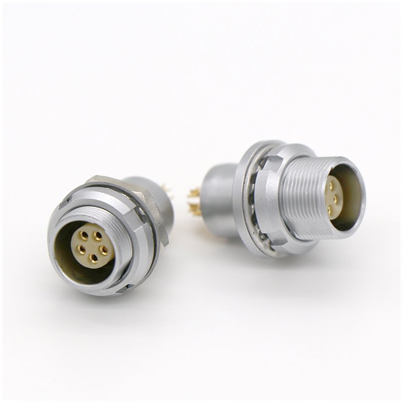 Square automation equipment Vitrified 4 core B code Gum coating Hermetic waterproof plug connectors