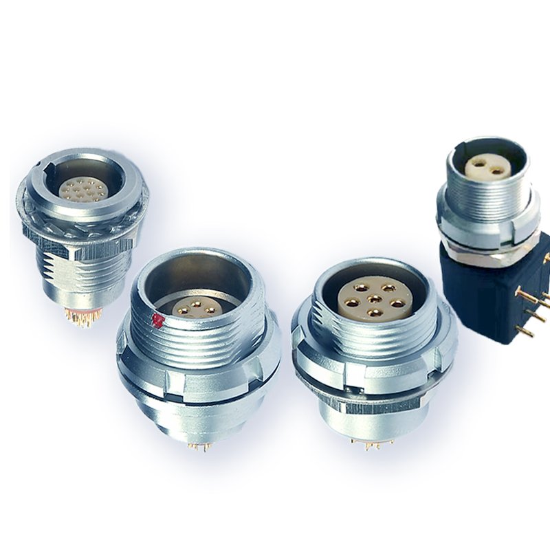 Square automation equipment Vitrified 4 core B code Gum coating Hermetic waterproof plug connectors