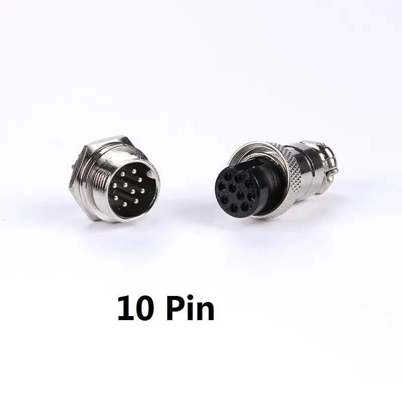 High Quality GX16 M16 Circular Connector 2 3 4 5 6 7 8 Pin Metal Connector