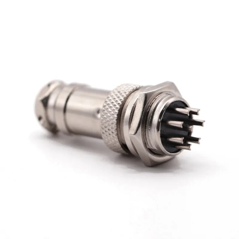 High Quality GX16 M16 Circular Connector 2 3 4 5 6 7 8 Pin Metal Connector