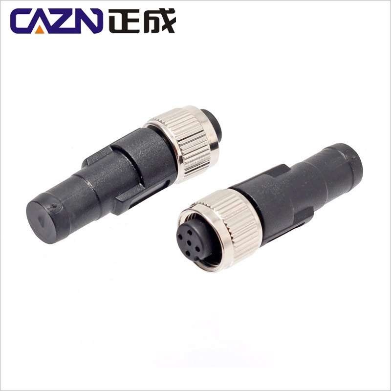 M12 circular connector ohm plug Waterproof DeviceNet CANopen individuel field bus network 129344 M12 Terminal resistor connector