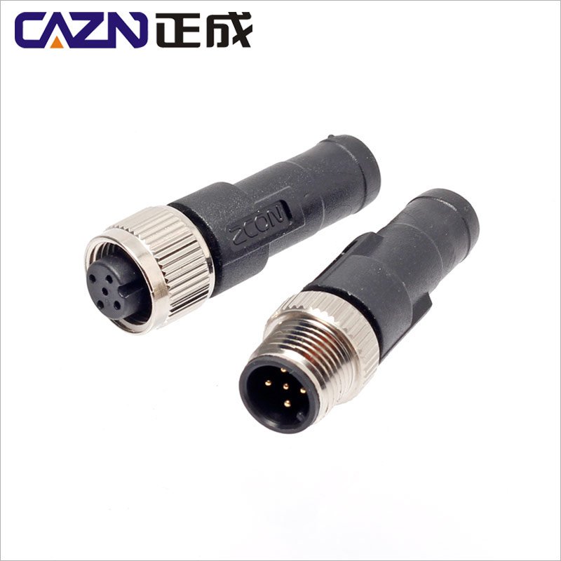 M12 circular connector ohm plug Waterproof DeviceNet CANopen individuel field bus network 129344 M12 Terminal resistor connector