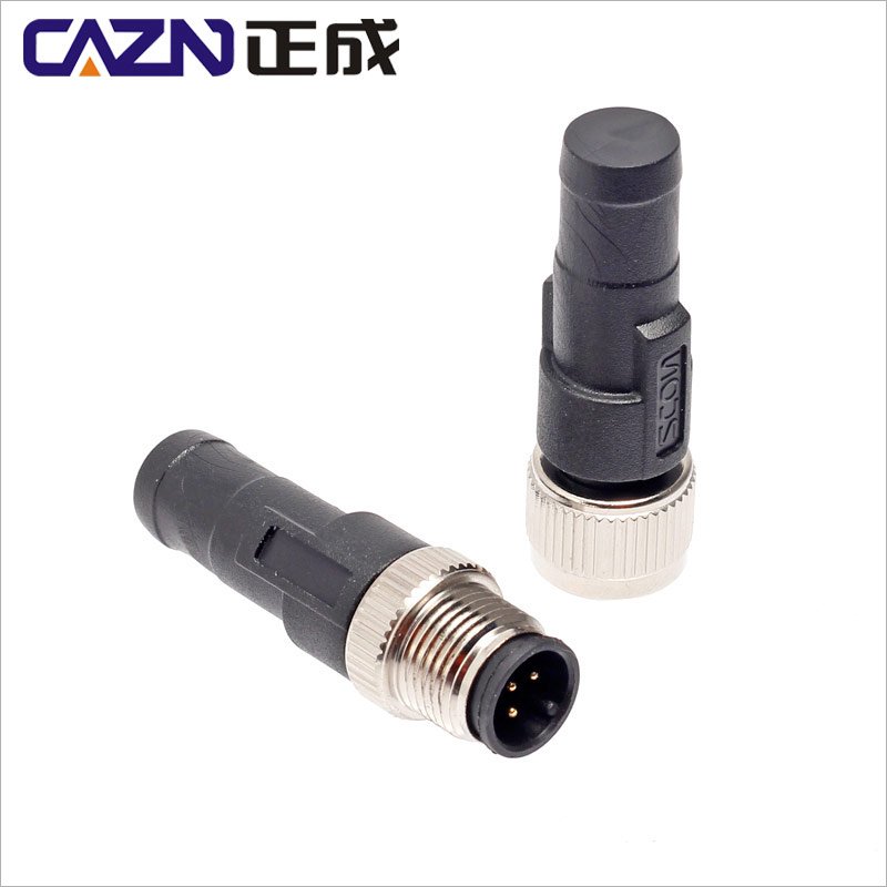 M12 circular connector ohm plug Waterproof DeviceNet CANopen individuel field bus network 129344 M12 Terminal resistor connector