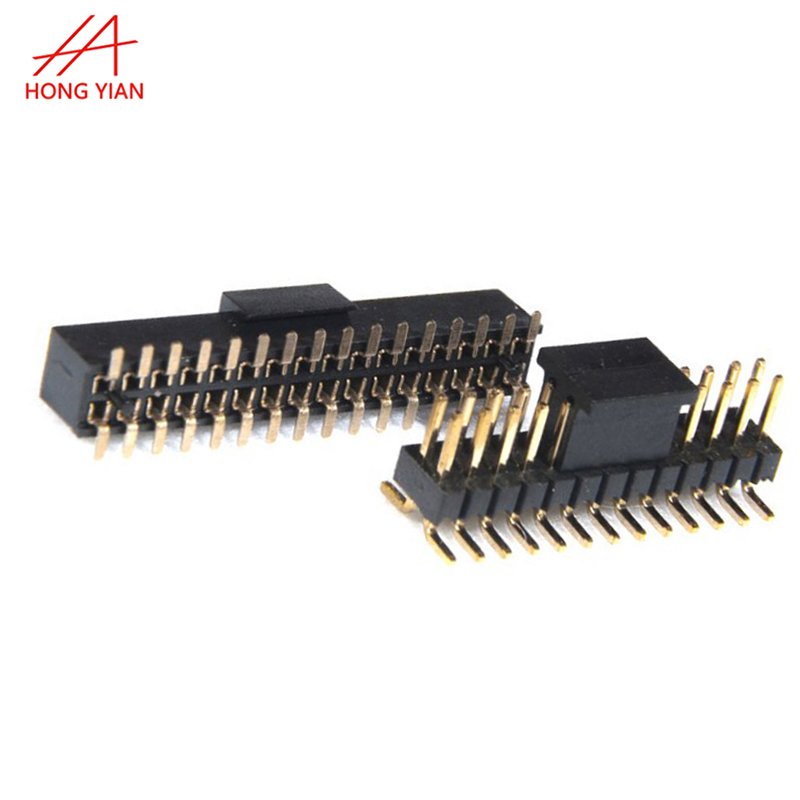 Custom 1.27 mm 3.96 Female Headers for PCB 2.54 2.0 1.5 mm 2x3 10 20 40 Right Angle SMT 5pin Strip Male Pin Header Connector
