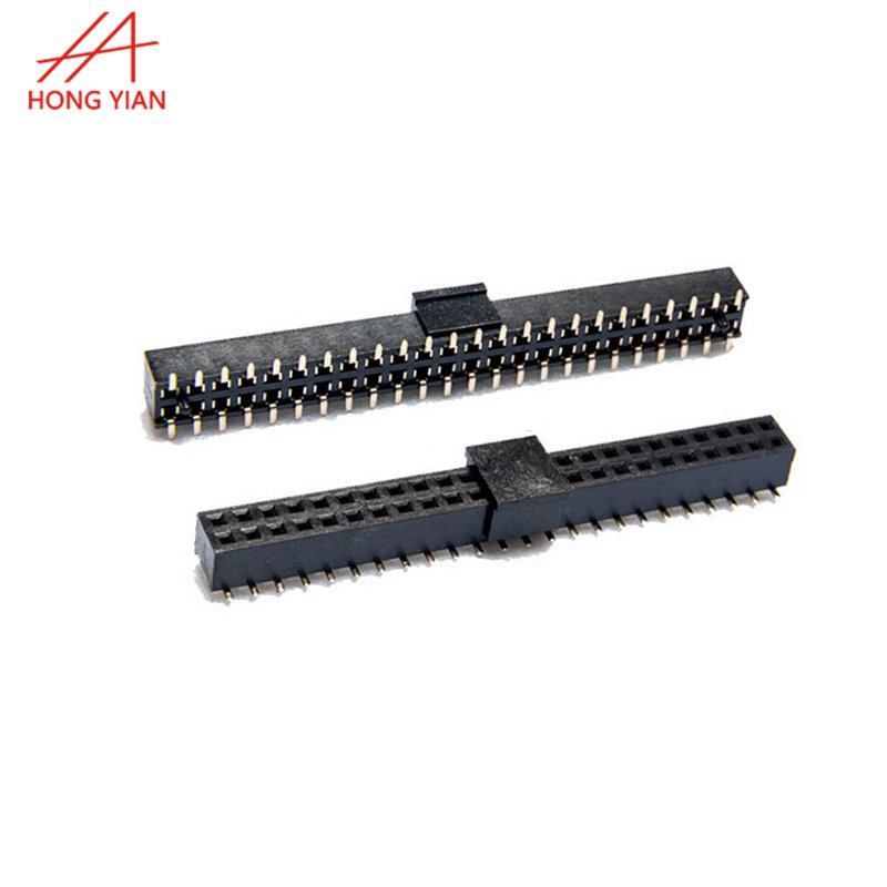 Custom 1.27 mm 3.96 Female Headers for PCB 2.54 2.0 1.5 mm 2x3 10 20 40 Right Angle SMT 5pin Strip Male Pin Header Connector