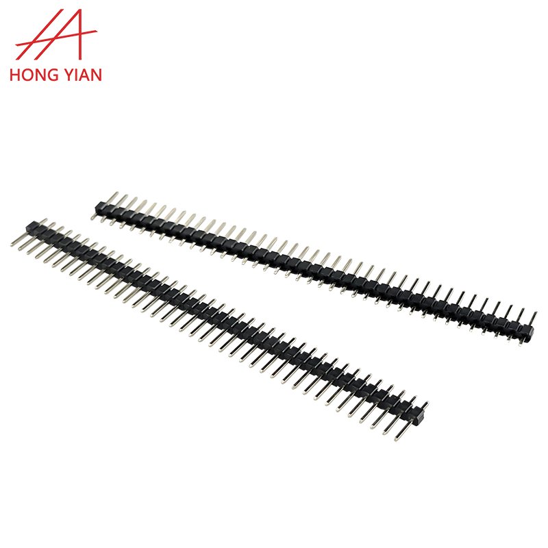 Custom 1.27 mm 3.96 Female Headers for PCB 2.54 2.0 1.5 mm 2x3 10 20 40 Right Angle SMT 5pin Strip Male Pin Header Connector