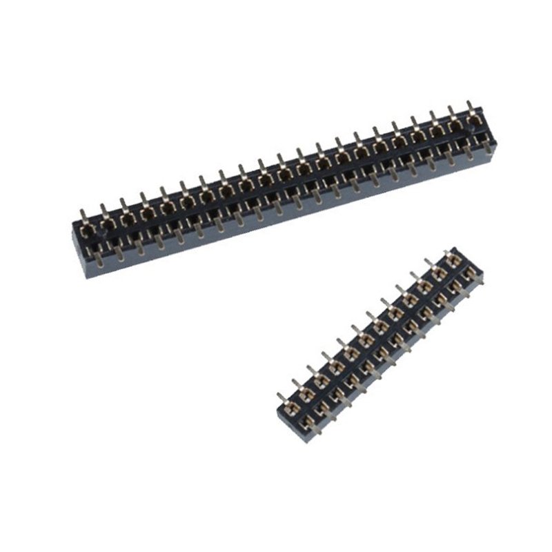 Custom 1.27 mm 3.96 Female Headers for PCB 2.54 2.0 1.5 mm 2x3 10 20 40 Right Angle SMT 5pin Strip Male Pin Header Connector