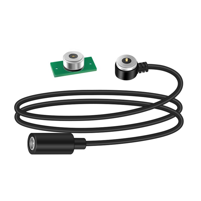 Right Angle 90 Degrees 5V 2A Male Female DC Interface Magnetic Charging Cable Connector With PCB
