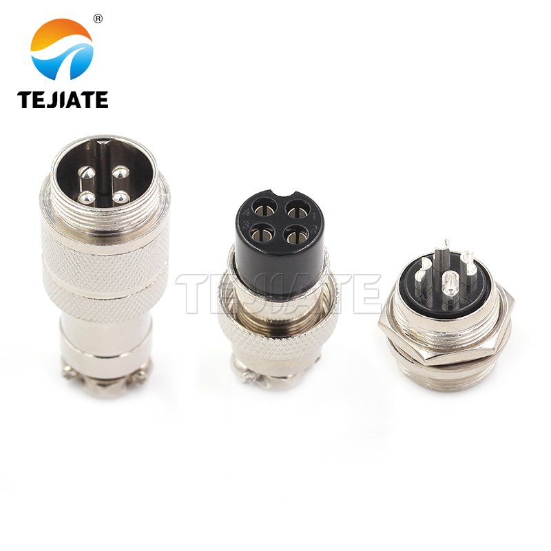 GX20 20MM tv plug circular connector 6 pin male female metal connector cable aviation socket 6 pin aviation circular connector