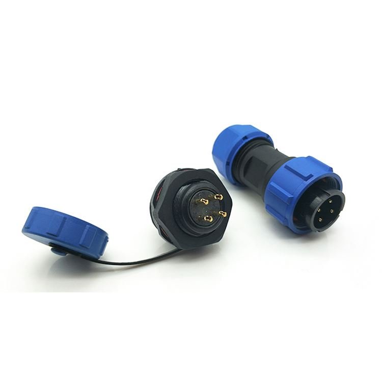 Ip67 outdoor waterproof 4pin 9 pin circular connector