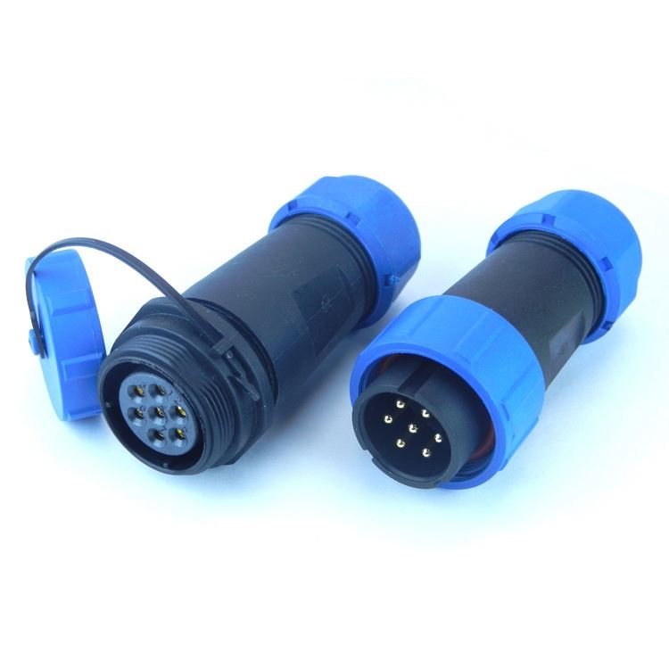 Ip67 outdoor waterproof 4pin 9 pin circular connector