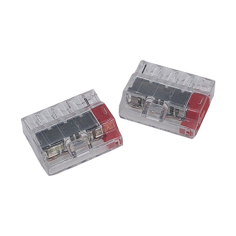980-4P 4 Pin Compact Quick Push Wire Connector For Junction box