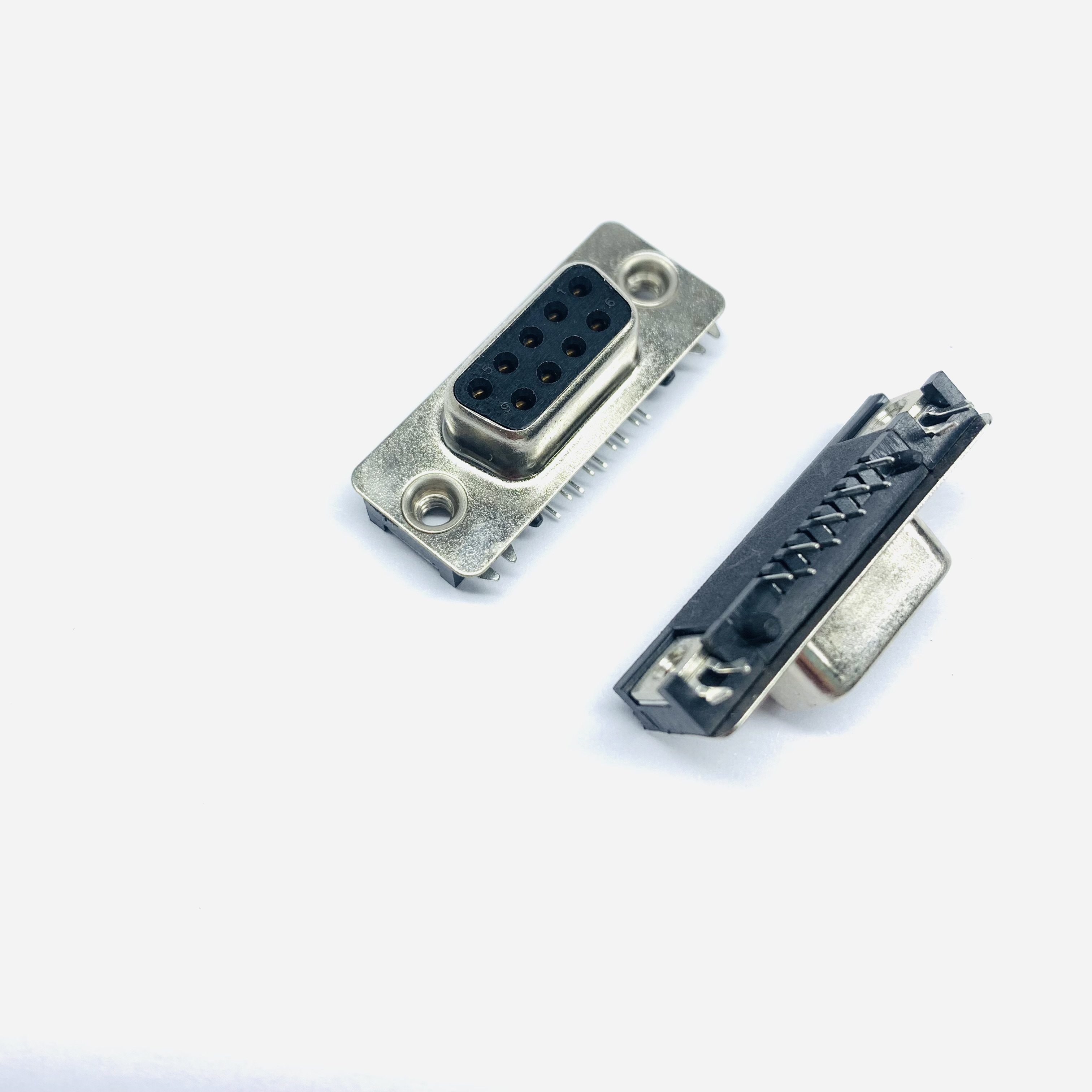 D- Sub, 9 Pin, Socket, RoHS Compliant Compact Footprlnt Jackscrew Installed Connector Db9 Rs232