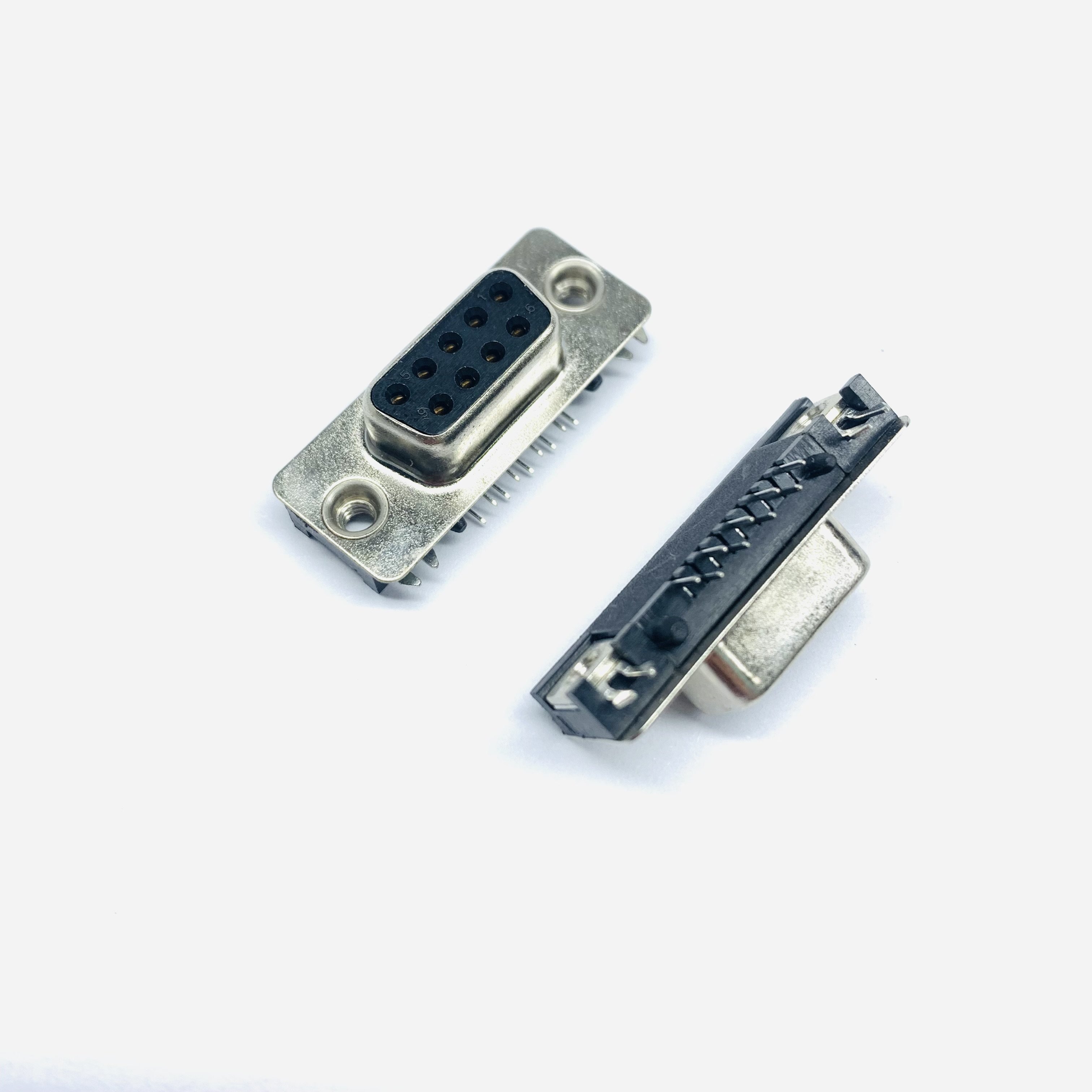 D- Sub, 9 Pin, Socket, RoHS Compliant Compact Footprlnt Jackscrew Installed Connector Db9 Rs232