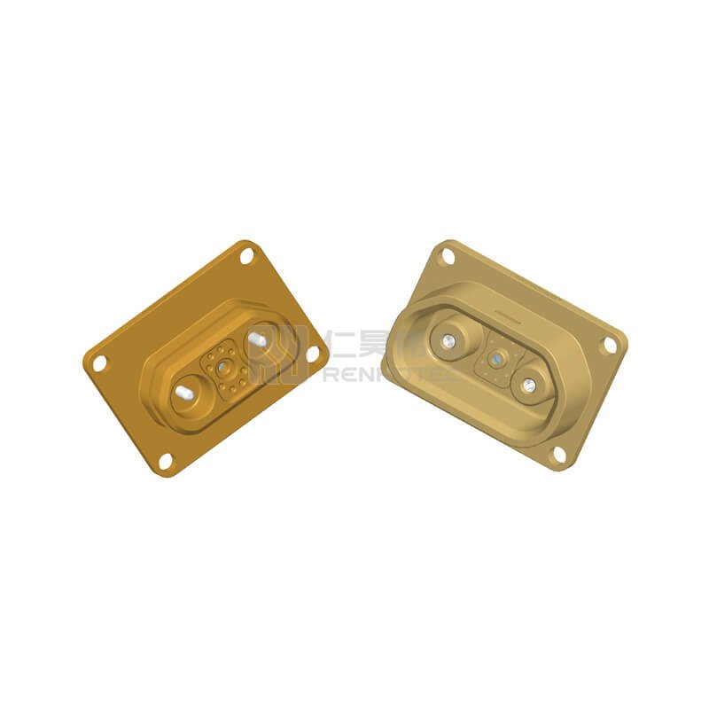 2+20pin Power and Signals 200A 250A 1000V DC IP67 Hybrid Connector for Motorcycle Ebike